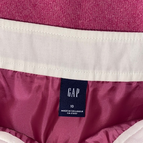 Gap pink tulip wool skirt - Picture 3 of 8